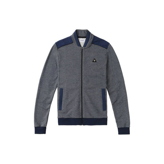 Le Coq Sportif Sweat Zippé Clorio Bleu Sweats Homme